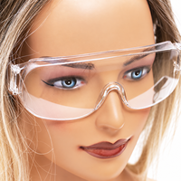Lunettes de protection UV pour extensions de cils, lampes UV LED pour le durcissement des cils, lunettes de sécurité transparentes enveloppantes