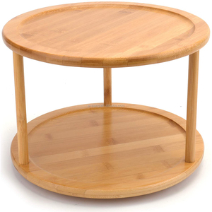 <span class=keywords><strong>Plateau</strong></span> <span class=keywords><strong>tournant</strong></span> en bambou OEM Lazy Susan de 10 pouces, support à <span class=keywords><strong>épices</strong></span> rotatif <span class=keywords><strong>pour</strong></span> placard de cuisine, rangement <span class=keywords><strong>pour</strong></span> <span class=keywords><strong>épices</strong></span> et condiments - Product Image 2