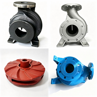 Pièces mécaniques OEM personnalisées en alliage de fer et d'aluminium moulé : bloc-cylindres, corps de soupape, boîtier de pompe, turbine, avec usinage CNC