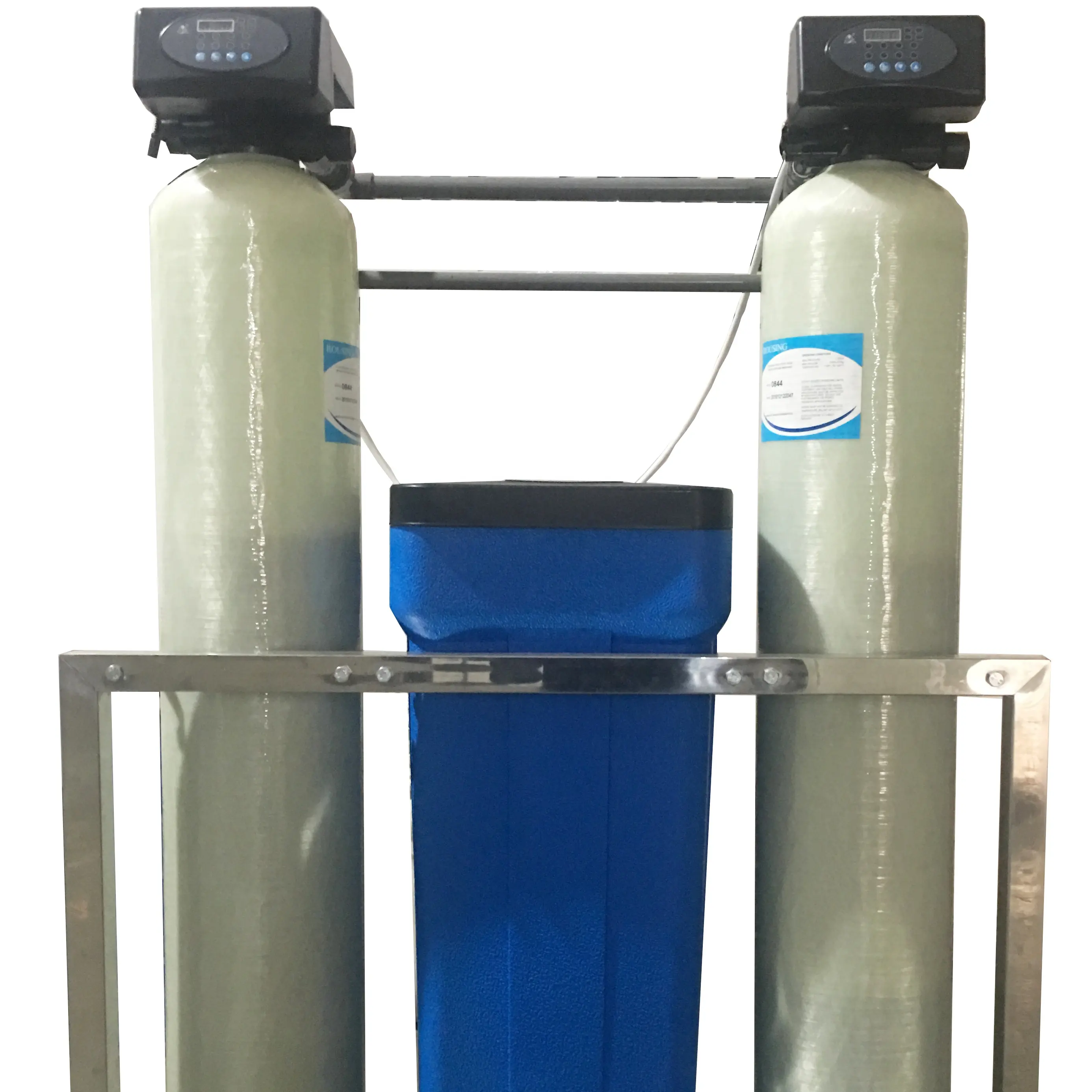 Ablandador de agua resina catiónica de 10000LPH para agua de caldera o normal de agua de la vida usando