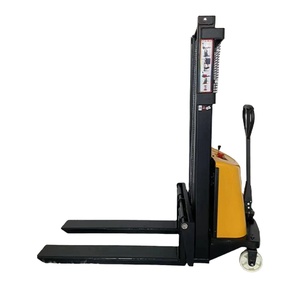 Apilador de paletas semieléctrico directo de fábrica, elevador de paletas, montacargas, apilador, recuperador en almacén - Product Image 2