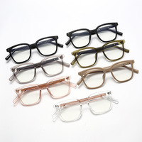 Transparent ordinateur lunettes cadre femmes hommes Anti lumière bleue carré lunettes bloquant lunettes optique Spectacle lunettes carré