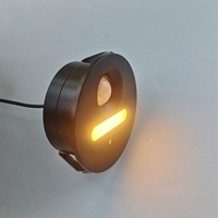Lumières de Plinthe de Cuisine à Fil Direct 12V CC, Éclairage de Plinthe, Lumière de Plinthe de Salle de Bain avec Détecteur de Mouvement