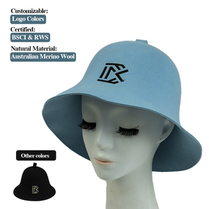 Chapeau/Bonnet de Sauna en Feutre 100% Laine de Haute Qualité pour Bain et Banya, Bonnet de <span class=keywords><strong>Douche</strong></span> Thermique pour la Russie, Serviette de Nettoyage de Qualité - Product Image 1