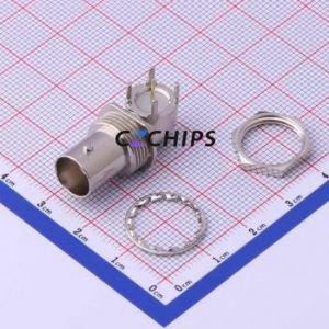 DOSIN-801-0084 RF Coaxial Connector Through hole Component (THT) Connector Board-to-Board 1 9.58mm 3GHz - Product Image 1