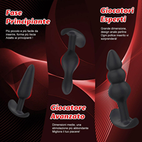 Jouets sexuels personnalisés, 3 pièces, plug anal en silicone imperméable, ensemble d'entraînement sexuel intime pour débutants, jeux sexuels pour le plaisir