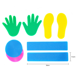 EDUsense - Juego de 16 Marcadores de Piso para Manos y Pies, Accesorios de Juego Deportivo para Niños, para Interiores y Exteriores - Product Image 5