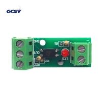 Módulo de Aislamiento Optoacoplado de 1 Canal PC817 EL817 3V-5V 12V 24V, Aislador Fotoeléctrico con Soporte de Riel para PLC, Motor y Placa de Control