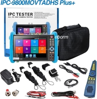 جهاز اختبار كاميرات المراقبة مقاس 7 بوصات IPC-9800 MOVTADHS Pro مع شاشة لمس IPS تدعم كاميرات HD-TVI وHD-CVI وAHD وSDI وIP