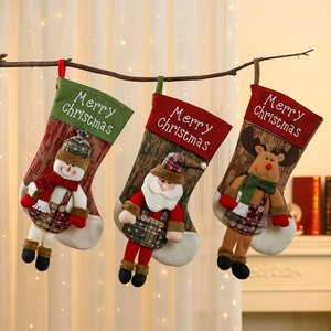 Chaussette de Noël extra large à suspendre, motif dessin animé, cadeau de Noël, décoration - Product Image 1