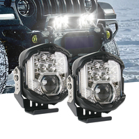Lampe de travail Led DRL de 7 pouces, 8500Lumens, lampe de travail haute puissance 95W, étanche Ip67