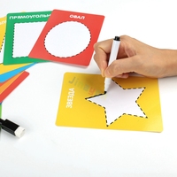 Cartes flash personnalisées pour adolescents et adultes, imitant des jeux de dessin, avec papier pour peinture sensorielle, haute qualité