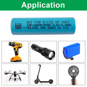 Новая оригинальная литий-ионная батарея Molicell 18650, 3.7В, 3500мАч, 10А, 3C, <span class=keywords><strong>INR</strong></span> 18650 M35A для фонариков и электроинструментов - Product Image 4