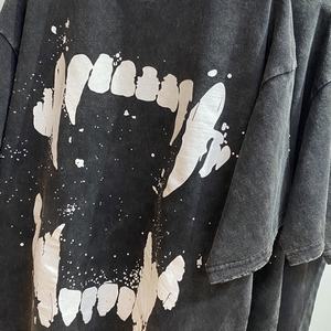 เสื้อยืดผู้ชายไซส์ใหญ่พิเศษย้อนยุควินเทจเสื้อยืดสีดำพิมพ์ลาย unisex สกรีน100% ผ้าฝ้ายซีดจางสำหรับดูผู้ชาย - Product Image 3