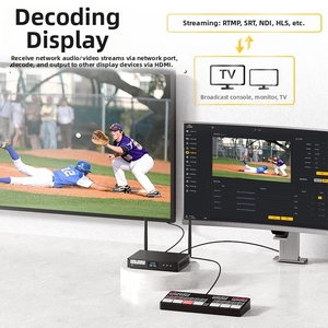 Digicast 4-Kanal SDI SRT 4K <span class=keywords><strong>H265</strong></span> Encoder TV-Box für Streaming RTMP/UDP Video Audio für Rundfunk- und Fernsehübertragungsgeräte - Product Image 6