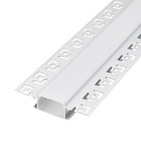 Luces LED para Pladur 035, Difusor Lineal para Placas de Yeso, Serie 6000, Perfil en T Anodizado