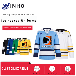 <span class=keywords><strong>Maillot</strong></span> <span class=keywords><strong>de</strong></span> <span class=keywords><strong>hockey</strong></span> sur glace en polyester personnalisé 2025, service OEM, vente en gros, haute qualité, 180g, dernier design, vêtements <span class=keywords><strong>de</strong></span> sport d'équipe - Product Image 2