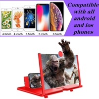 New Arrival Promotional Gift 3D Screen Magnifier 12-inch HD Mobile Smartphone Video Magnifier Support All Smartphone