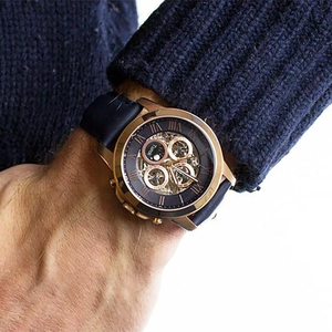 Nouvelle montre mécanique automatique squelette pour <span class=keywords><strong>homme</strong></span> L ME3029 2025, acier inoxydable 44 mm, bracelet en <span class=keywords><strong>cuir</strong></span>, luxe, sport, haute qualité - Product Image 6