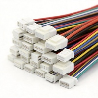 موصل شريطي فارغ بدون لحام ذكر وأنثى XH2.54mm، كابل تمديد توصيل أسلاك نحاسية PVC، 2P، 10 سم، 600 فولت، ODM