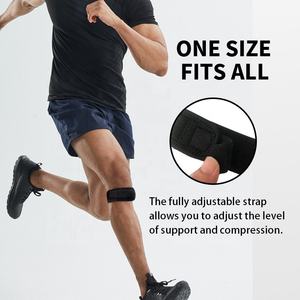 Alivio del <span class=keywords><strong>dolor</strong></span> de rodilla Estabilizador de rótula ancha Correa de rodilla Banda de soporte con almohadilla engrosada - Product Image 5