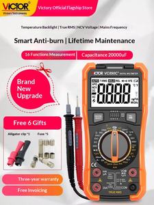 Multimètre numérique Victory VC890C Haute précision Automatique Intelligent Multifonction Électricien Maintenance <span class=keywords><strong>Meter</strong></span> 1 an 3 kg - Product Image 1