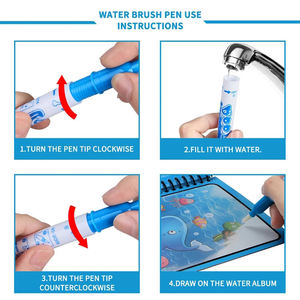Bán Buôn Đồ Chơi Vẽ Học Tập Giáo Dục Quà Tặng Sách Nước Hoạt Hình Ma Thuật Sách Nước Màu Kỳ Diệu Tái Sử Dụng Kèm Bút - Product Image 6