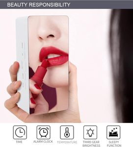 Hot Bán Trang Trí Quà Tặng Bàn Hiện Đại Bảng LED Kỹ Thuật Số Báo Lại Báo Động Gương Đồng Hồ Cho Nhà Văn Phòng - Product Image 3