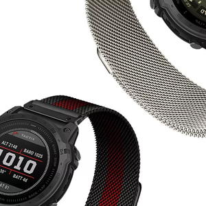 Bracelets de montre en métal milanais magnétique à dégagement rapide en acier inoxydable de haute qualité 22 mm 26 mm pour Garmin Fenix7X Pro/<span class=keywords><strong>Fenix5</strong></span> 8 - Product Image 6