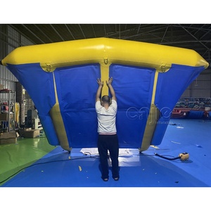 Bateau de sport nautique à double rangée de 10 places, bateau <span class=keywords><strong>banane</strong></span> gonflable à double rangée en PVC épais, jeu de remorquage <span class=keywords><strong>aquatique</strong></span> gonflable - Product Image 4