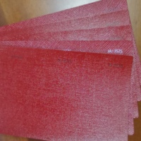 Papier en similicuir gaufré écologique résistant au pliage, enduit de résine 120 g/m², pour l'emballage de bijoux avec marquage UV/estampage à chaud personnalisé