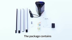 RGBIC LED Aluminum <b>Standing</b> Floor Corner Lamp Modern Tall Indoor Color Changing USB WiFi for App Remote Control Music Sync - Product Image 6