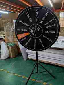 Couramment utilisé dans l'événement Lucky Draw Wheel Prix de roues verticales personnalisées pour l'exposition - Product Image 6