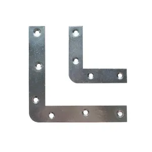 Soporte de ángulo de acero en forma de L, Conector de madera de hoja galvanizada, aprobación CE