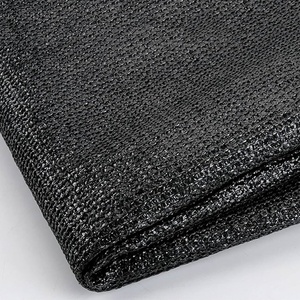 ตาข่ายม่านบังแดดสำหรับการเกษตรสีดำตาข่ายคลุมโรงเรือนเกษตรถักแบบแบน HDPE ปลูก40% 90% - Product Image 2
