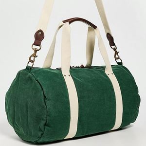 Unisex Custom DIY Foldable Sports Handle Large Canvas Cotton Weekender Duffle Bag with Adjustable <b>Strap</b> Travel Storage Bag - Product Image 5