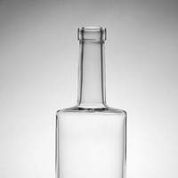 Bottiglia di Vetro Cilindrica Alta Extra-Flint Personalizzata JB GLASS per Liquori con Finitura in Sughero
