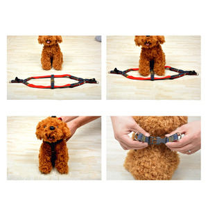 Dog <strong>Leash</strong> Harness Coller Set Durable Adjustable Heavy Duty No <strong>Pulling</strong> Dog Harness + <strong>Leash</strong> for Pet Dog Training Walking Running - Product Image 3