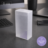 Boîte d'emballage en PVC simple et facile à transporter, personnalisable OEM/ODM, largement utilisée pour les ensembles cadeaux de papeterie