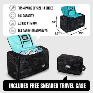 Échantillon gratuit : Sac de voyage personnalisé avec logo sur mesure, sac de sport imperméable pour baskets - Product Image 2