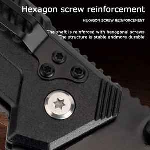 Cuchillo Plegable Personalizable de Acero Inoxidable 5Cr13 con Mango de Acero para Camping, Supervivencia y Caza, Soporte OEM Disponible - Product Image 3