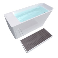 Baignoire de Plongeon Froide Intelligente Tout-en-un en Acrylique avec WIFI, Achat Direct, Installation Facile, pour Thérapie par Eau Froide avec Refroidisseur 1 CV