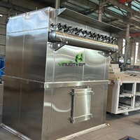 Collecteur de poussière en acier inoxydable à flux d'air uniforme, distribution d'air homogène pour une utilisation complète du filtre