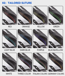 عجلة قيادة جلدية رياضية طراز <span class=keywords><strong>M</strong></span> لسيارات BMW الفئة F وX3 وX5 وM2 وF10 وF25 وF30 وF31 وM4 وM5 وE38 وE61 وE91 وE60 وE90 وF82 وE46 - Product Image 6