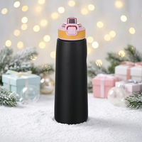 Bouteille d'eau isotherme parfumée, vente en gros directe usine, logo personnalisé, qualité alimentaire sans BPA, pour l'école, le bureau, le sport