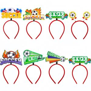 Ensemble de bandeaux pour fête de football, serre-têtes d'ambiance pour le jour du match - Product Image 2