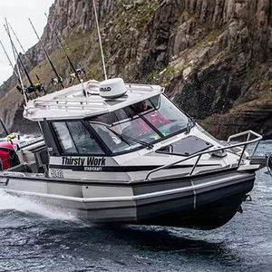 Bonito y lujoso barco <span class=keywords><strong>de</strong></span> pesca <span class=keywords><strong>de</strong></span> aluminio soldado <span class=keywords><strong>de</strong></span> <span class=keywords><strong>alta</strong></span> velocidad <span class=keywords><strong>de</strong></span> lujo <span class=keywords><strong>de</strong></span> 6,85 M tipo barco <span class=keywords><strong>de</strong></span> 22,4 pies - Product Image 2