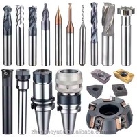 ZHY Fabricant Carbure Monobloc De Tungstène 4 Flûtes Endmill Fraise Fraise Fraise Fraise Avec Des Prix Compétitifs