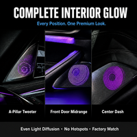 Pour BMW : Cache-haut-parleur LED intérieur, éclairage d'ambiance, panneau lumineux pour haut-parleur, mise à niveau, Plug & Play sans perte, OEM ODM