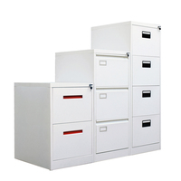 Offre Spéciale Archive Armoire à 2 tiroirs Classeurs de bureau en acier avec serrure Classeur vertical en métal